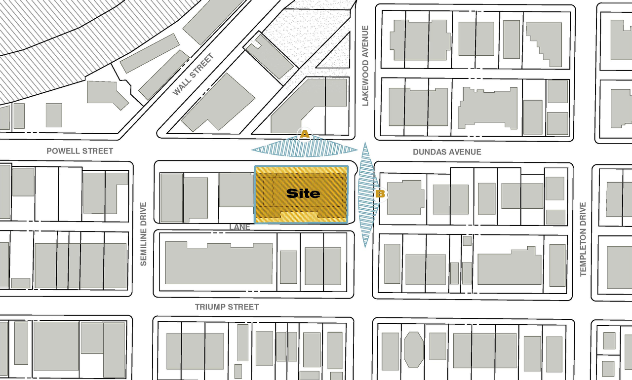Construction site plan for project from page 10 of the file 'Application booklet'