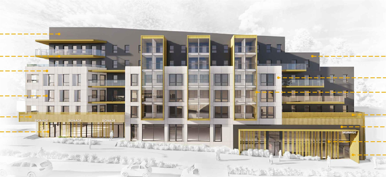 Rendering of building from page 21 of the file 'Application booklet'