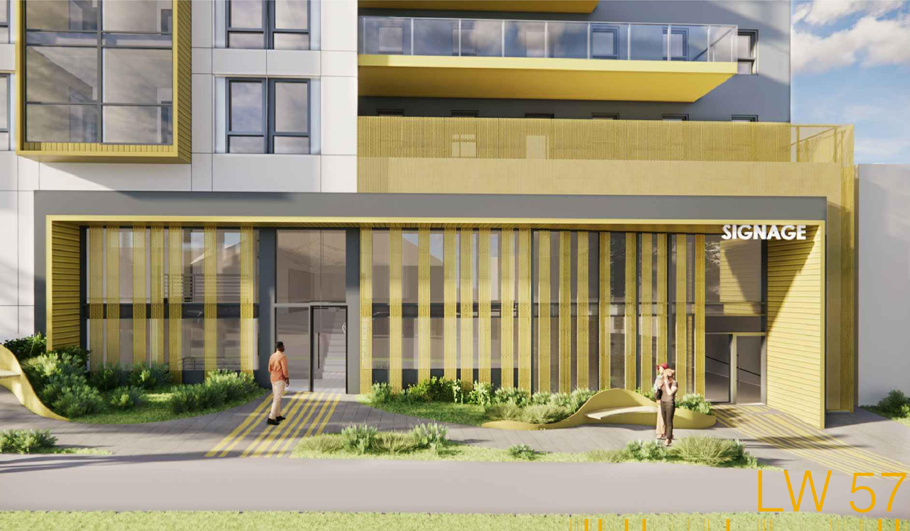 Rendering of building from page 27 of the file 'Application booklet'