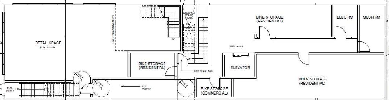 Construction site plan for project from page 41 of the file 'Referral report'