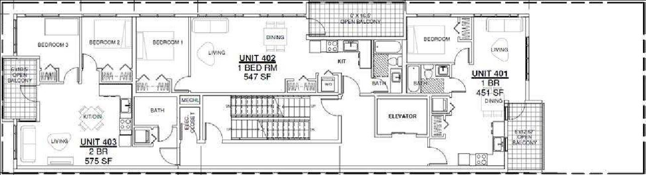 Floor plan for project from page 42 of the file 'Referral report'