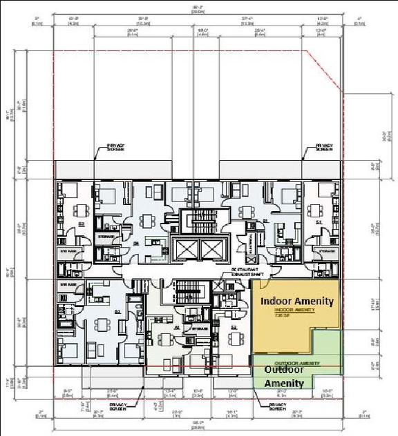 Floor plan for project from page 8 of the file 'Referral report'