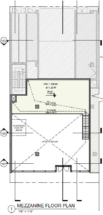 Floor plan for project from page 44 of the file 'Referral Report'