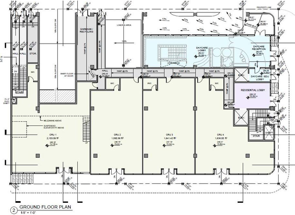 Construction site plan for project from page 44 of the file 'Referral Report'