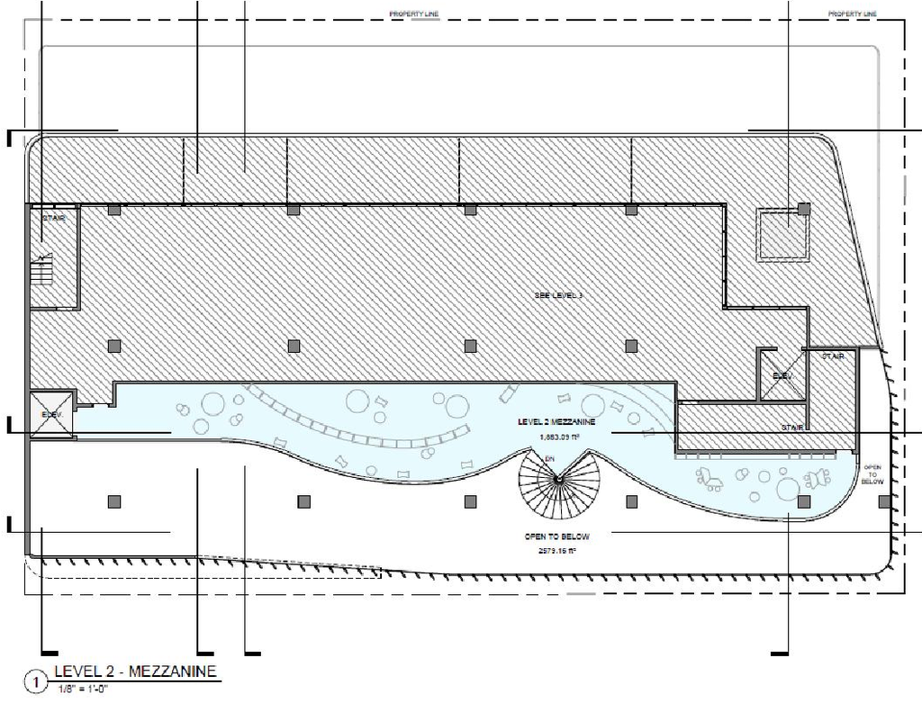 Construction site plan for project from page 45 of the file 'Referral Report'
