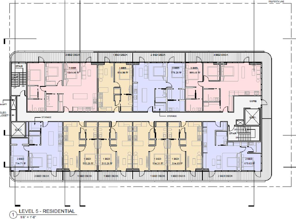 Construction site plan for project from page 47 of the file 'Referral Report'