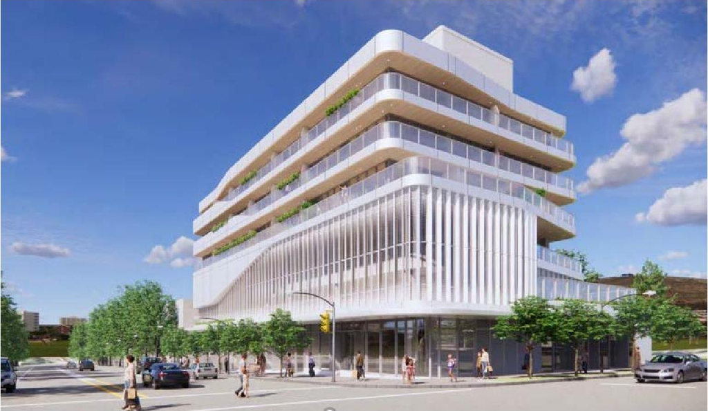 Rendering of building from page 6 of the file 'Referral Report'