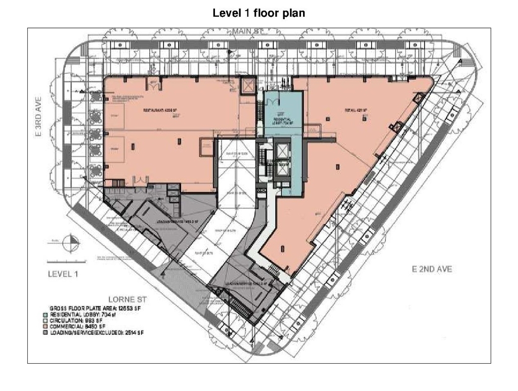Floor plan for project from page 41 of the file 'Referral report'