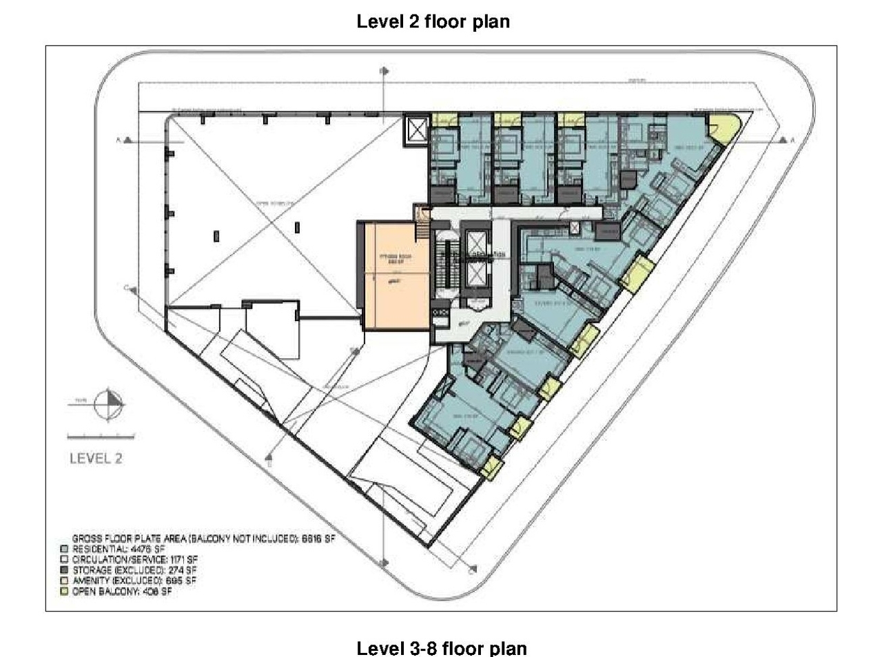 Floor plan for project from page 42 of the file 'Referral report'