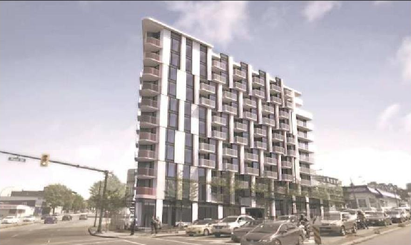 Rendering of building from page 8 of the file 'Referral report'