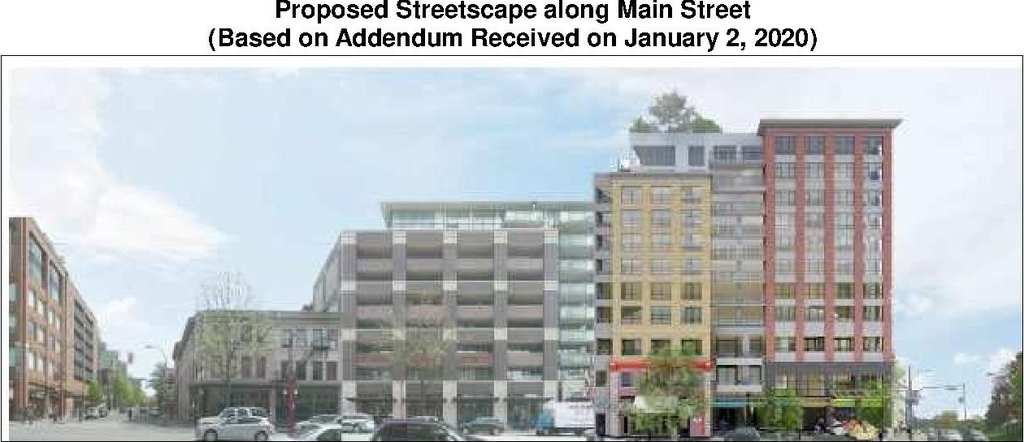 Rendering of building from page 51 of the file 'Referral Report'