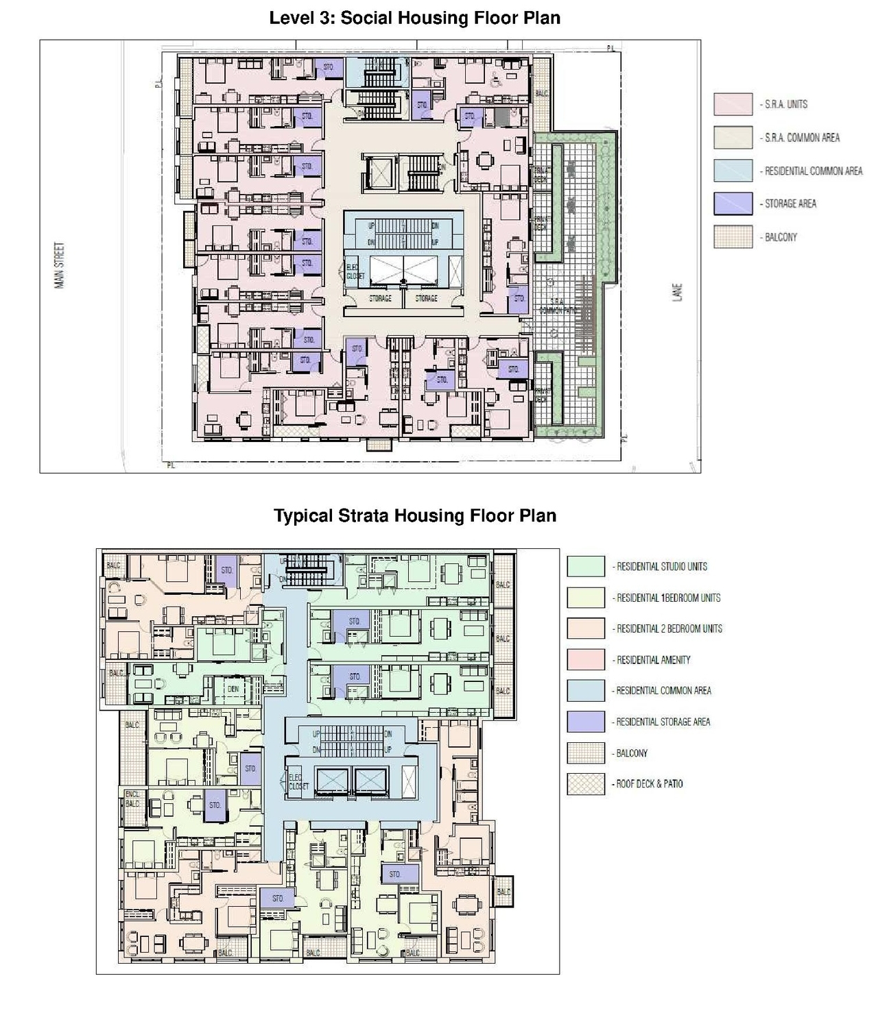 Floor plan for project from page 53 of the file 'Referral Report'