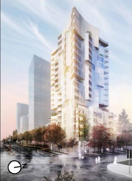 Rendering of building from page 7 of the file 'Referral report'