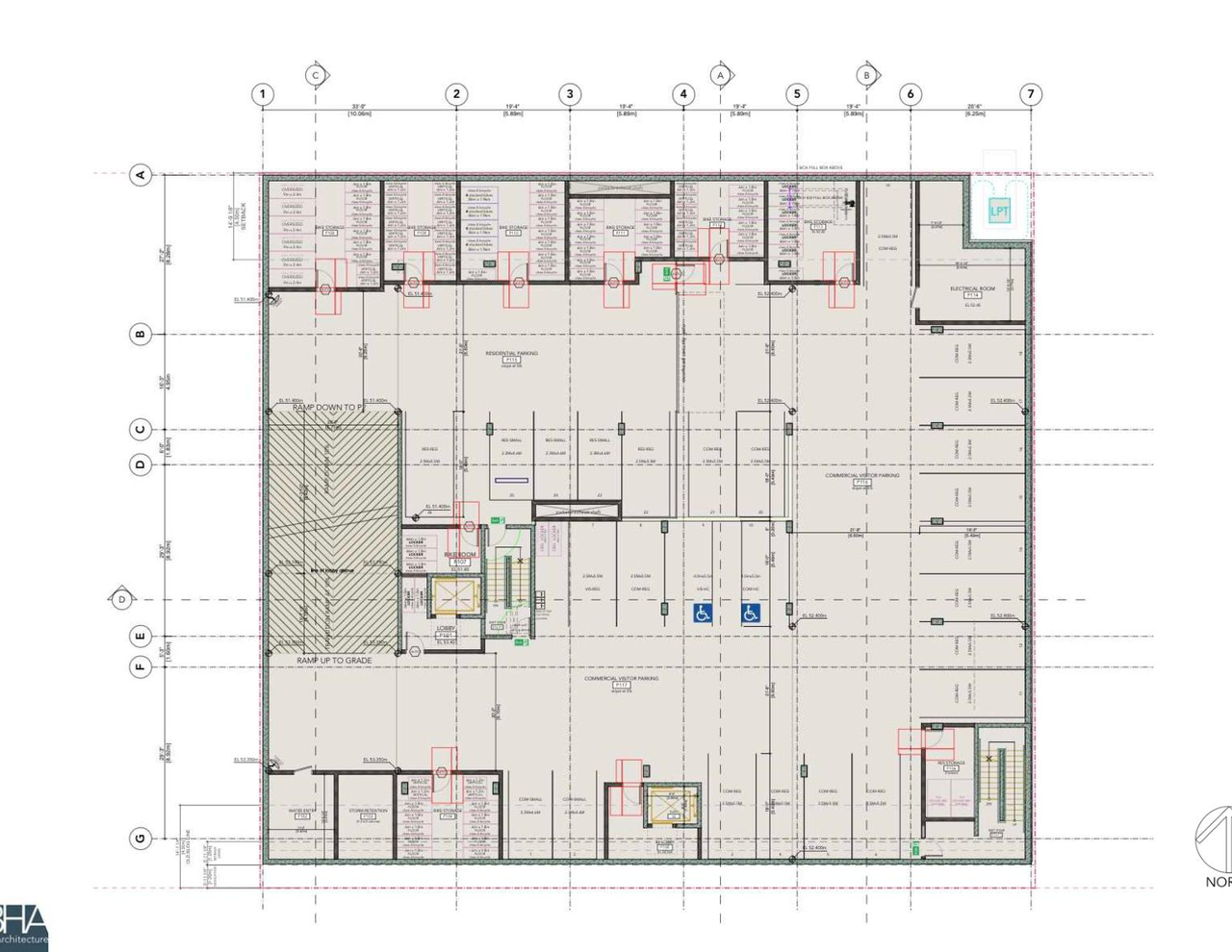Floor plan for project from page 13 of the file 'Applicant boards'
