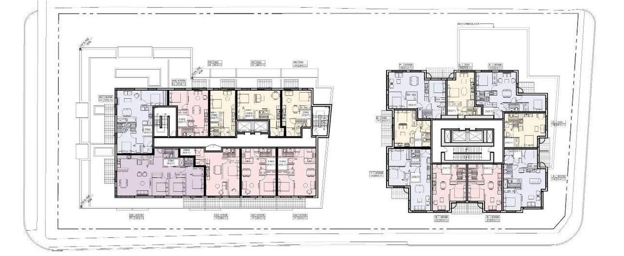 Floor plan for project from page 57 of the file 'Referral report'