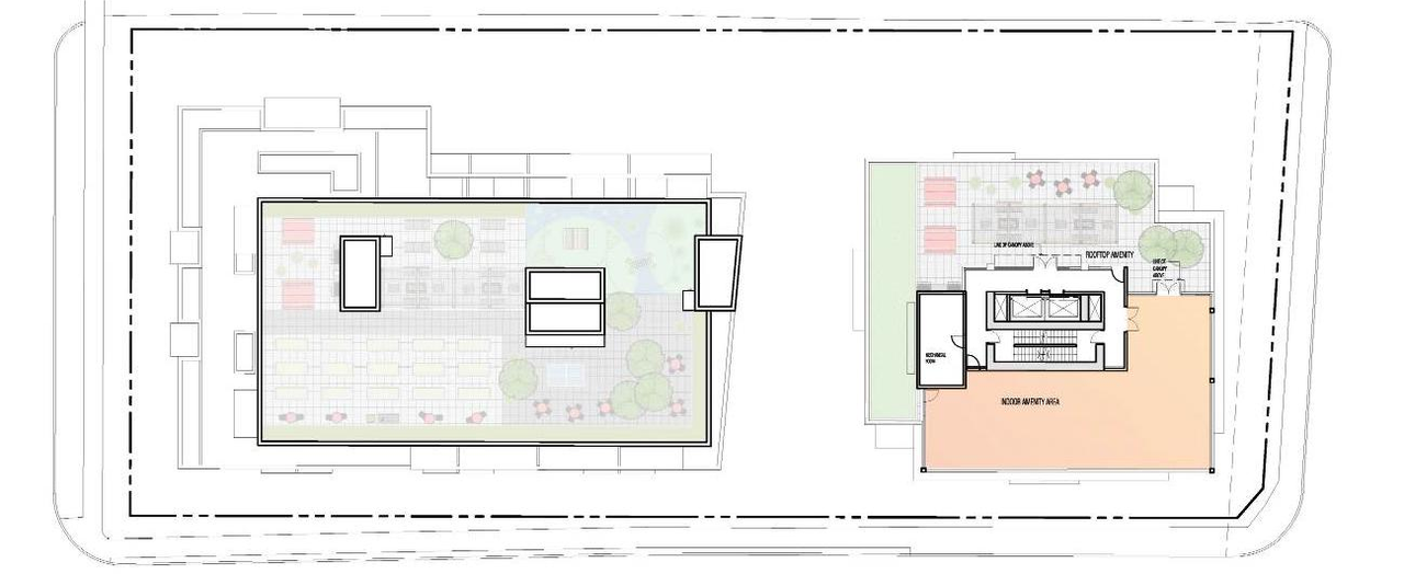 Floor plan for project from page 58 of the file 'Referral report'