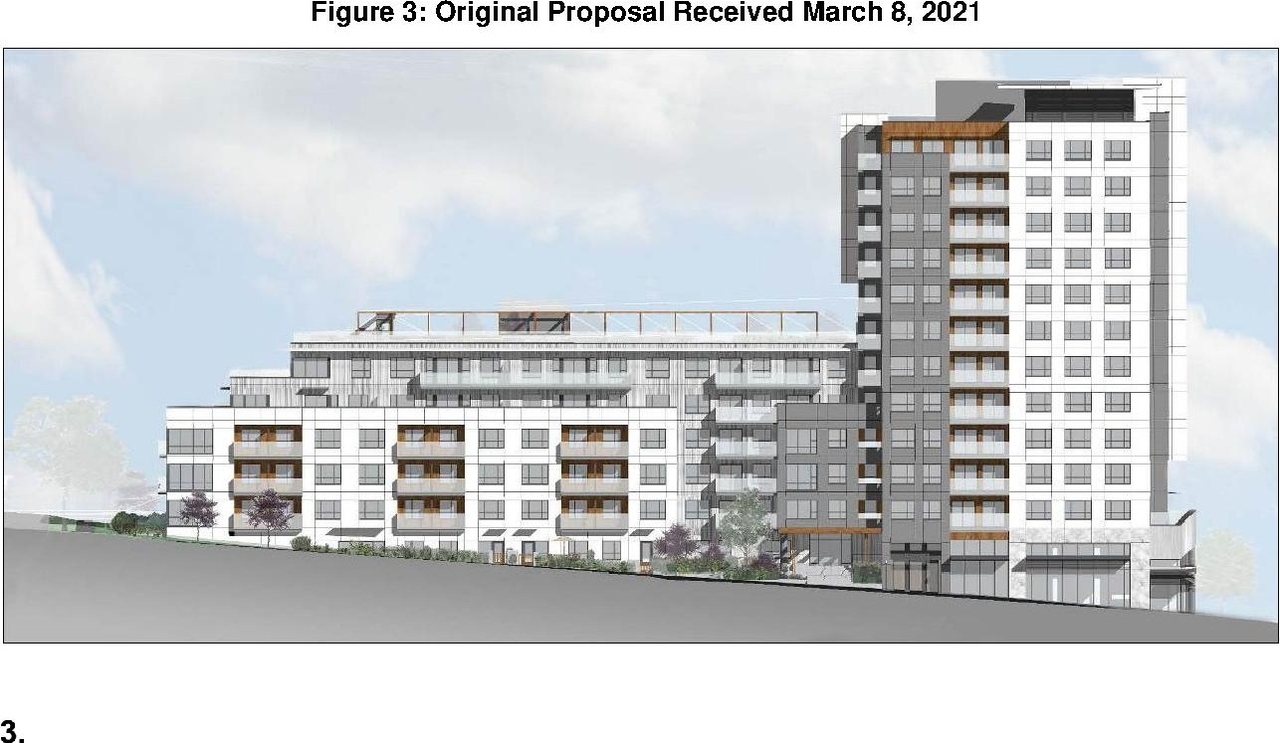 Rendering of building from page 7 of the file 'Referral report'