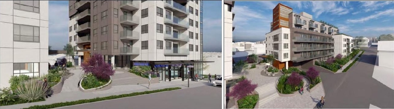 Rendering of building from page 9 of the file 'Referral report'