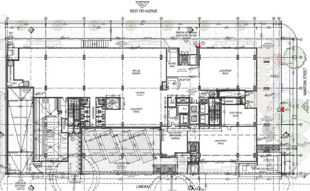 Floor plan for project from page 33 of the file 'Referral report'