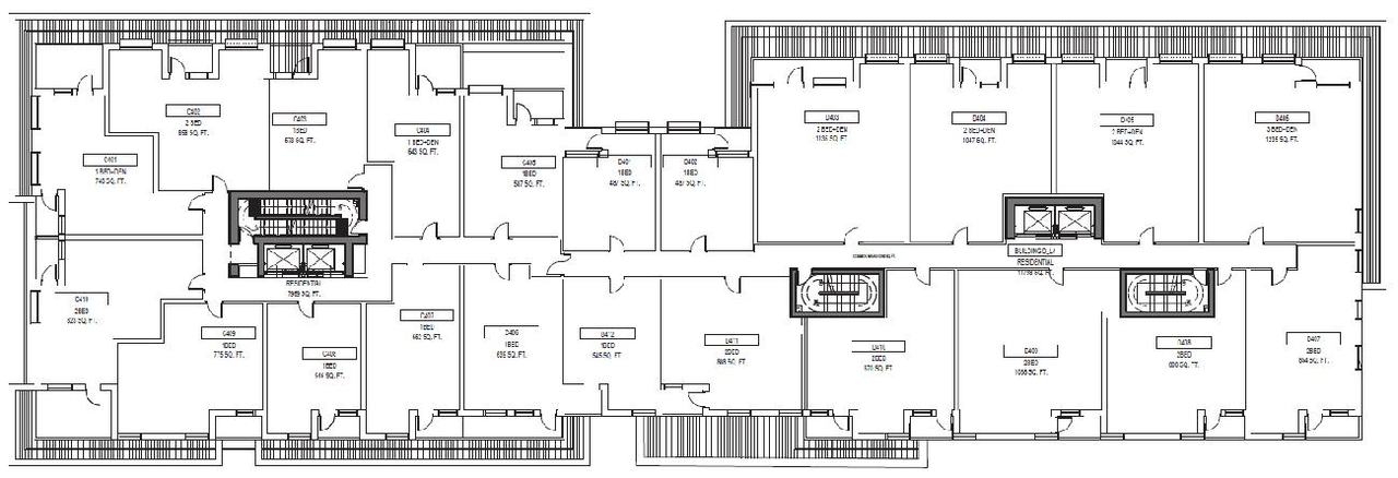 Floor plan for project from page 43 of the file 'Referral Report'