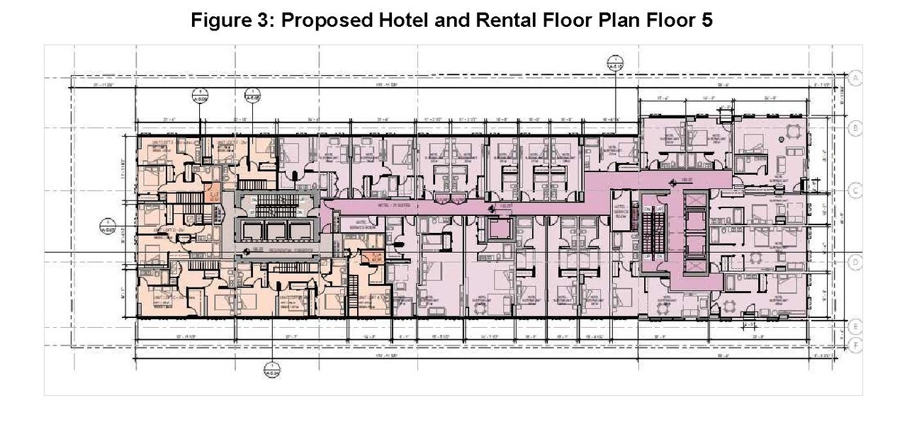 Floor plan for project from page 5 of the file 'Referral Report'