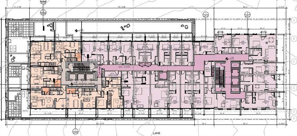 Floor plan for project from page 5 of the file 'Referral Report'