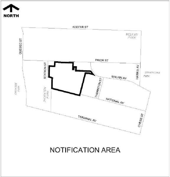 Construction site plan for project from page 11 of the file 'Referral report'