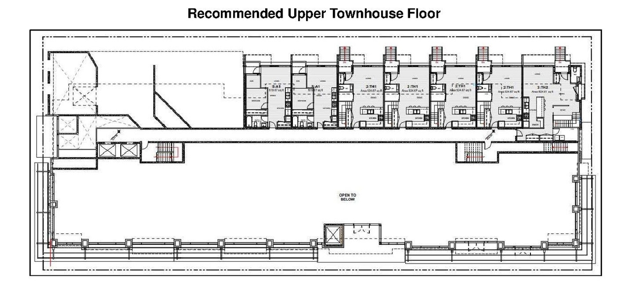 Floor plan for project from page 44 of the file 'Referral report'