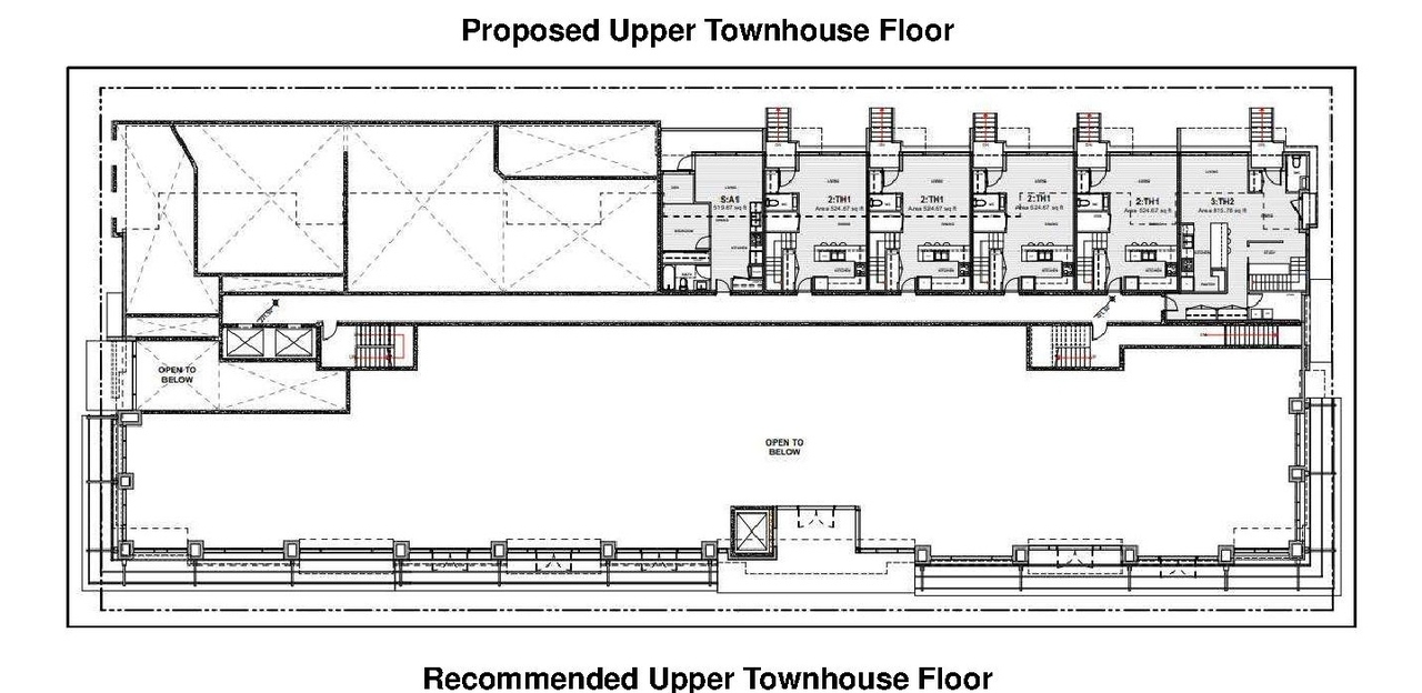 Floor plan for project from page 44 of the file 'Referral report'