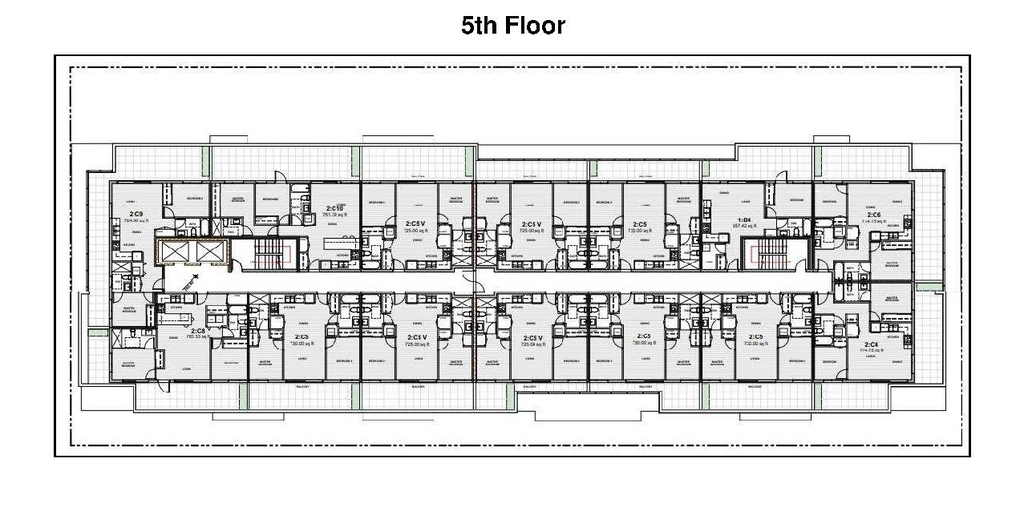 Floor plan for project from page 45 of the file 'Referral report'