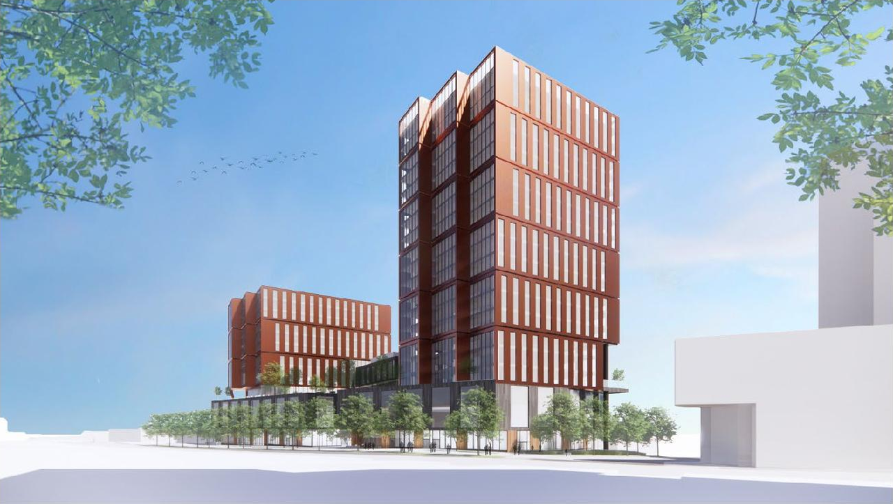 Rendering of building from page 48 of the file 'Referral Report'