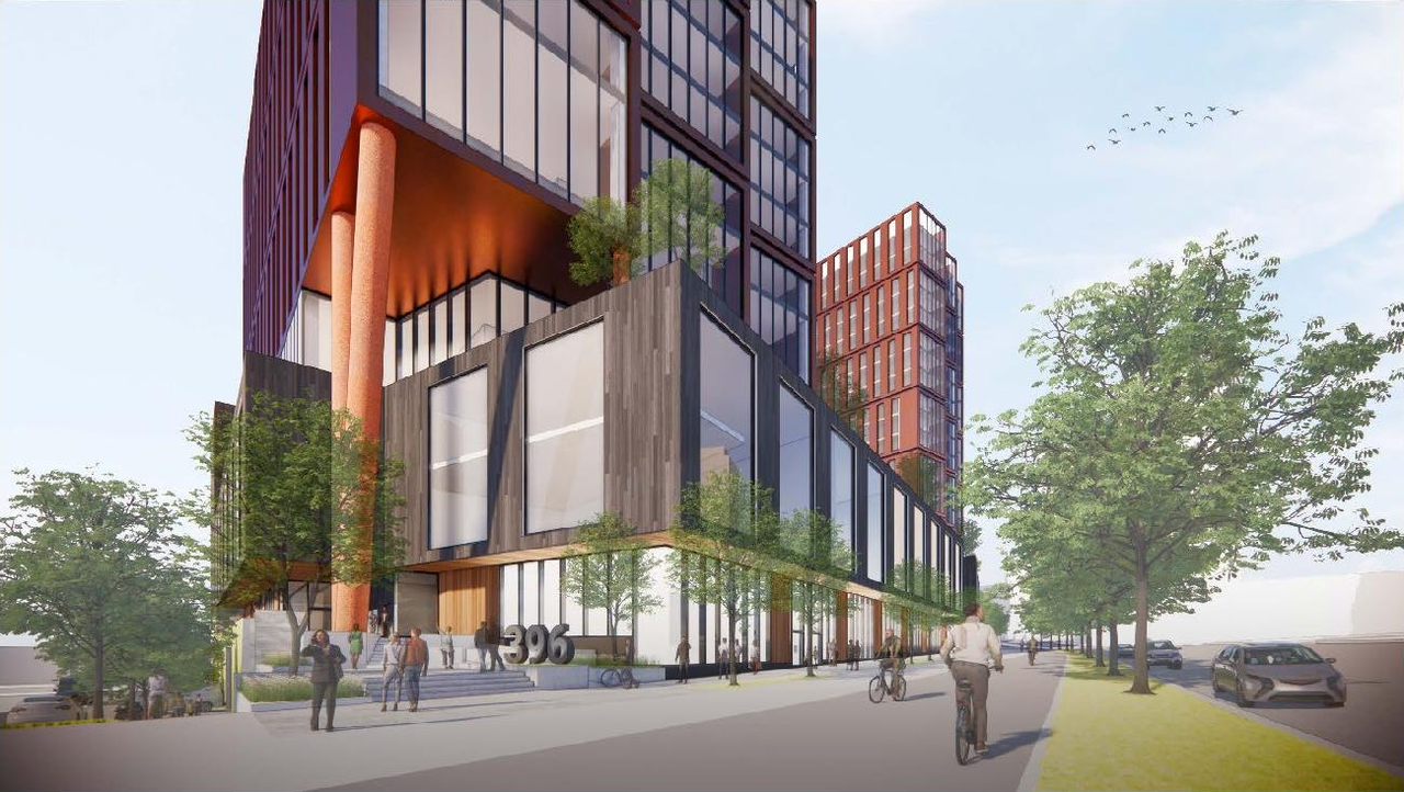 Rendering of building from page 49 of the file 'Referral Report'
