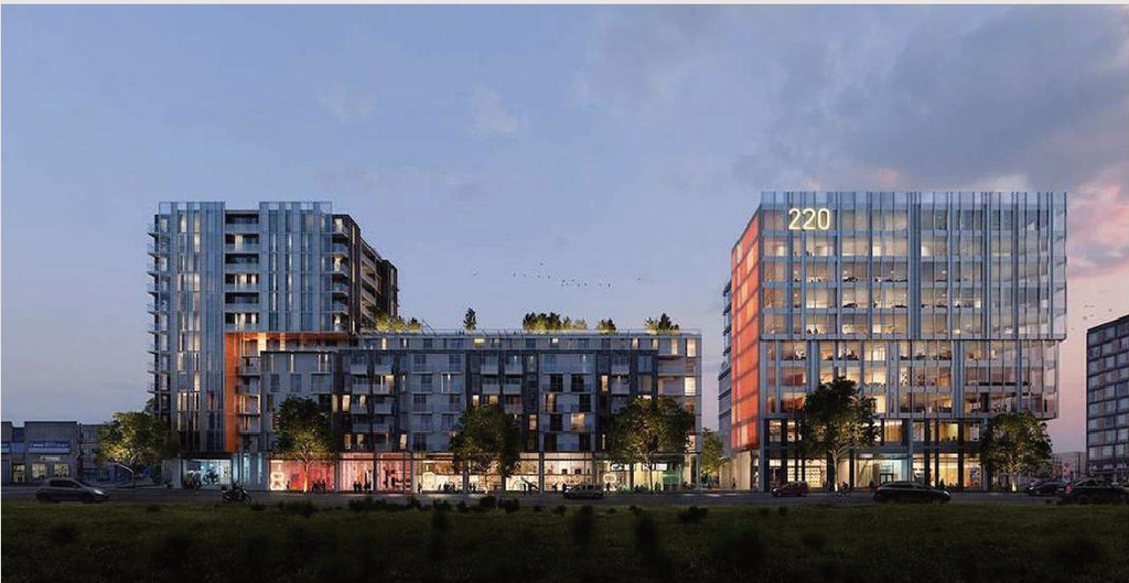 Rendering of building from page 2 of the file 'Applicant boards'
