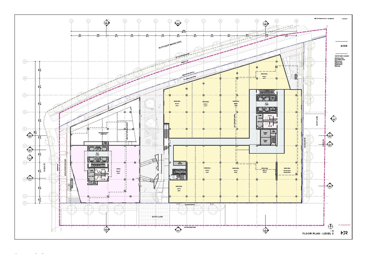 Floor plan for project from page 25 of the file 'Applicant boards'