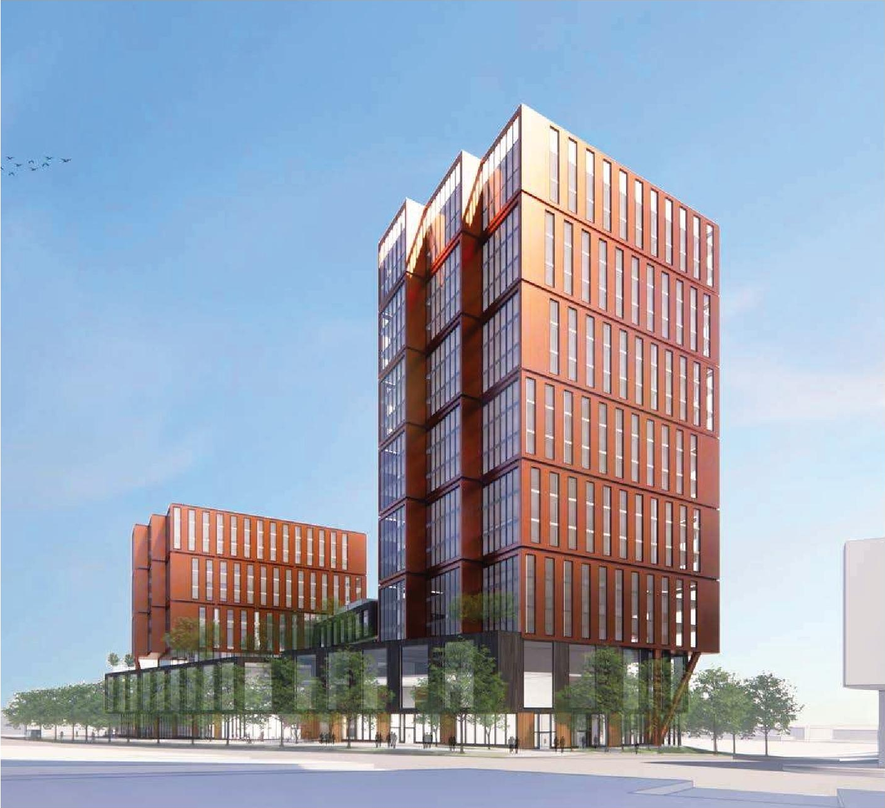 Rendering of building from page 7 of the file 'Applicant boards'