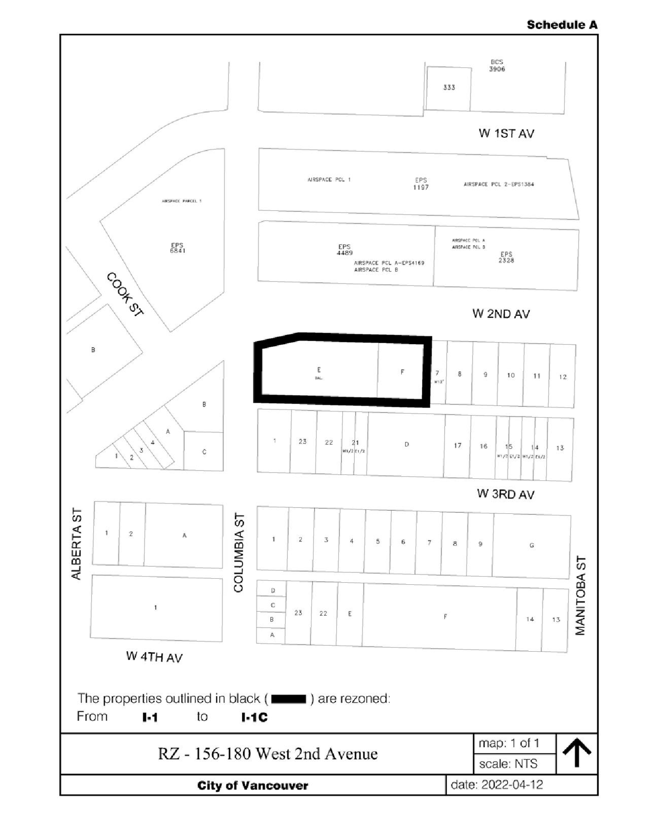 Construction site plan for project from page 9 of the file 'Referral report'