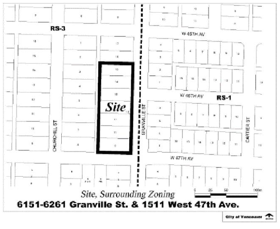 Construction site plan for project from page 3 of the file 'Referral Report'
