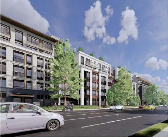 Rendering of building from page 38 of the file 'Referral Report'