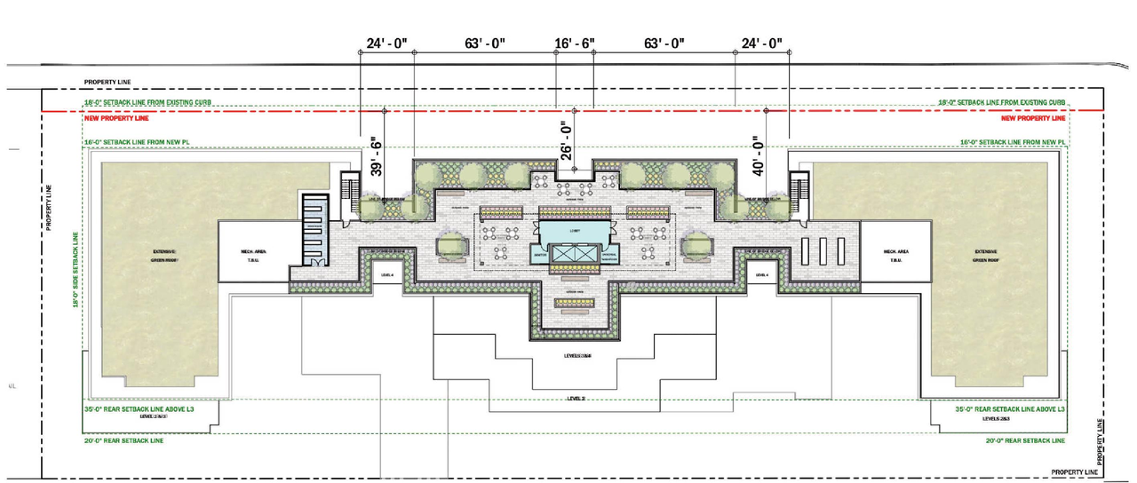 Floor plan for project from page 14 of the file 'Applicant boards'