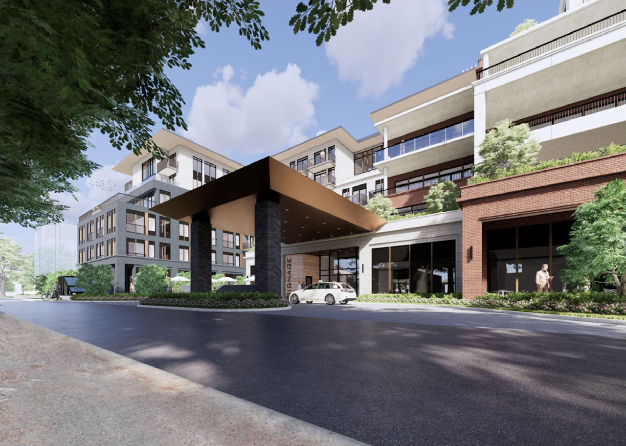 Rendering of building from page 7 of the file 'Renderings'