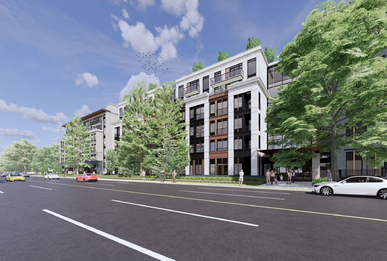 Rendering of building from page 8 of the file 'Renderings'