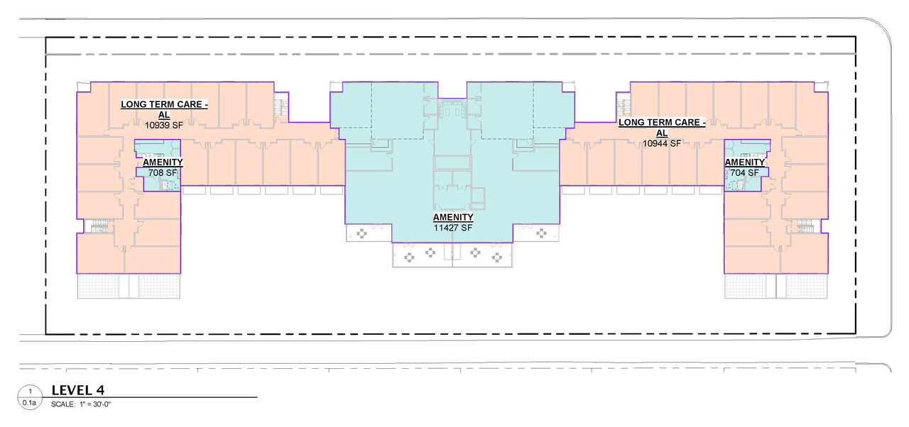 Floor plan for project from page 3 of the file 'Architectural plans'