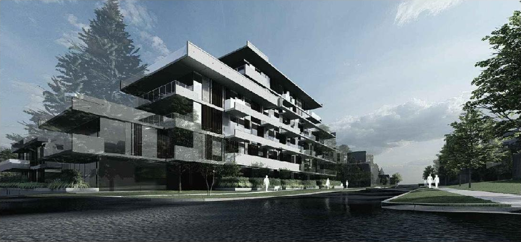 Rendering of building from page 6 of the file 'Referral report'
