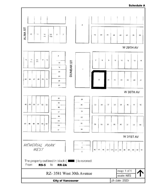 Construction site plan for project from page 11 of the file 'Referral Report'