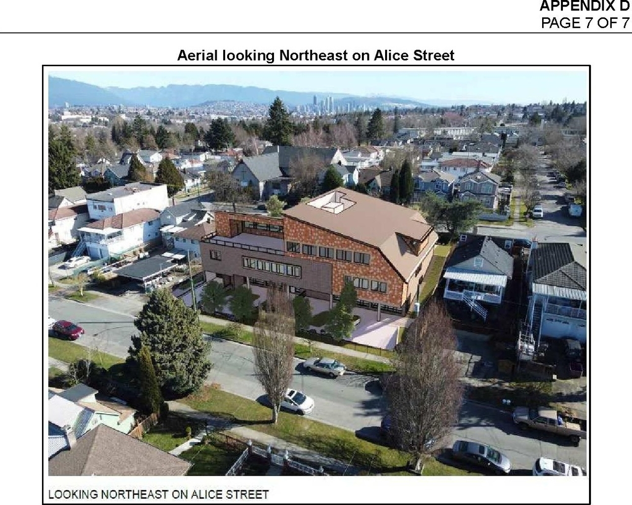 Rendering of building from page 34 of the file 'Referral report'