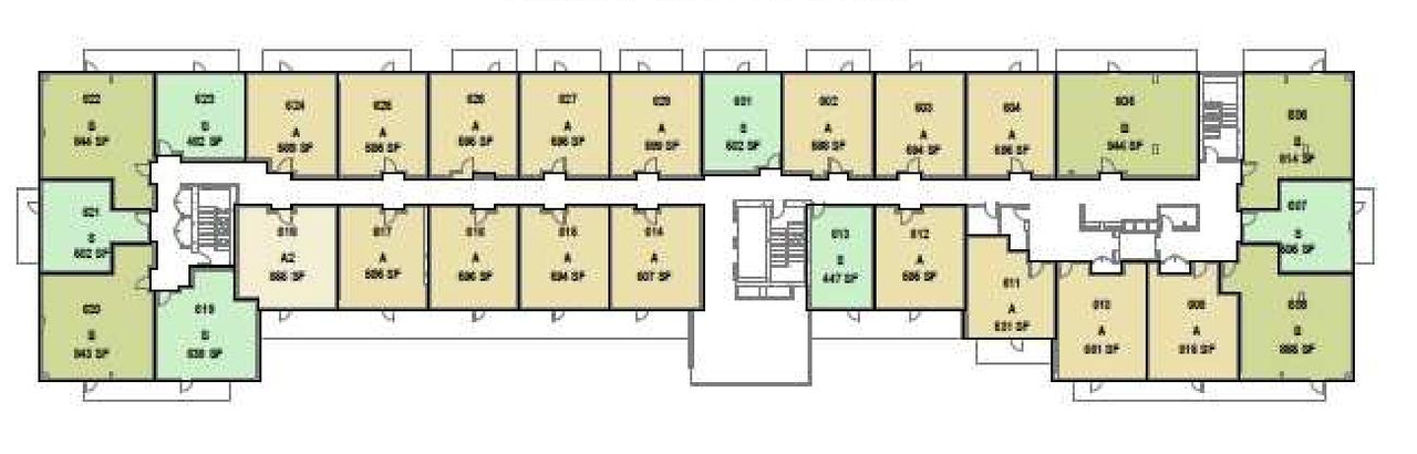 Floor plan for project from page 36 of the file 'Referral report'