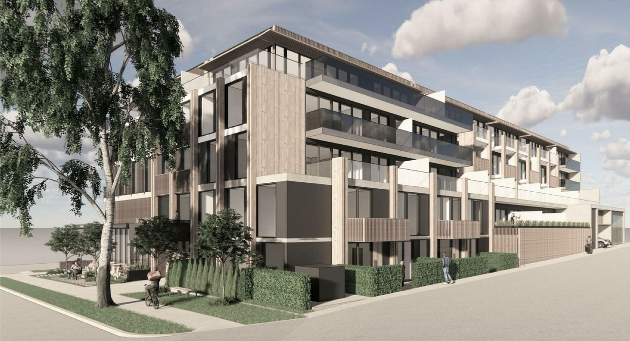 Rendering of building from page 24 of the file 'Application booklet'