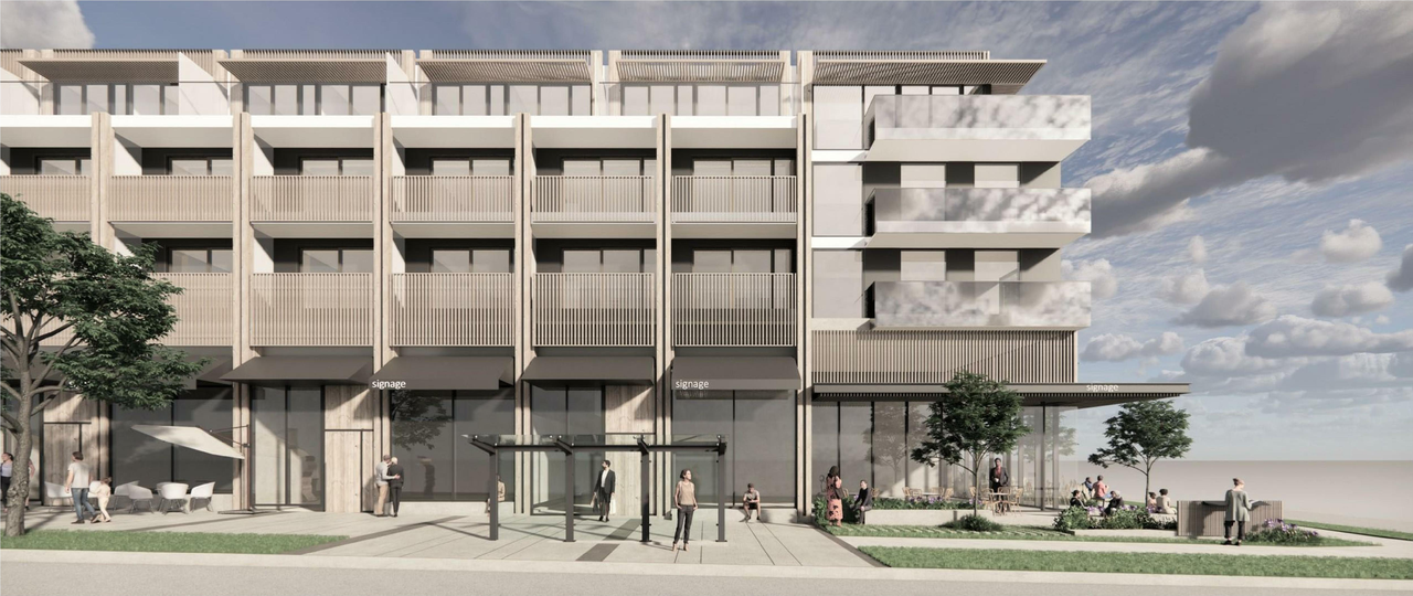Rendering of building from page 25 of the file 'Application booklet'