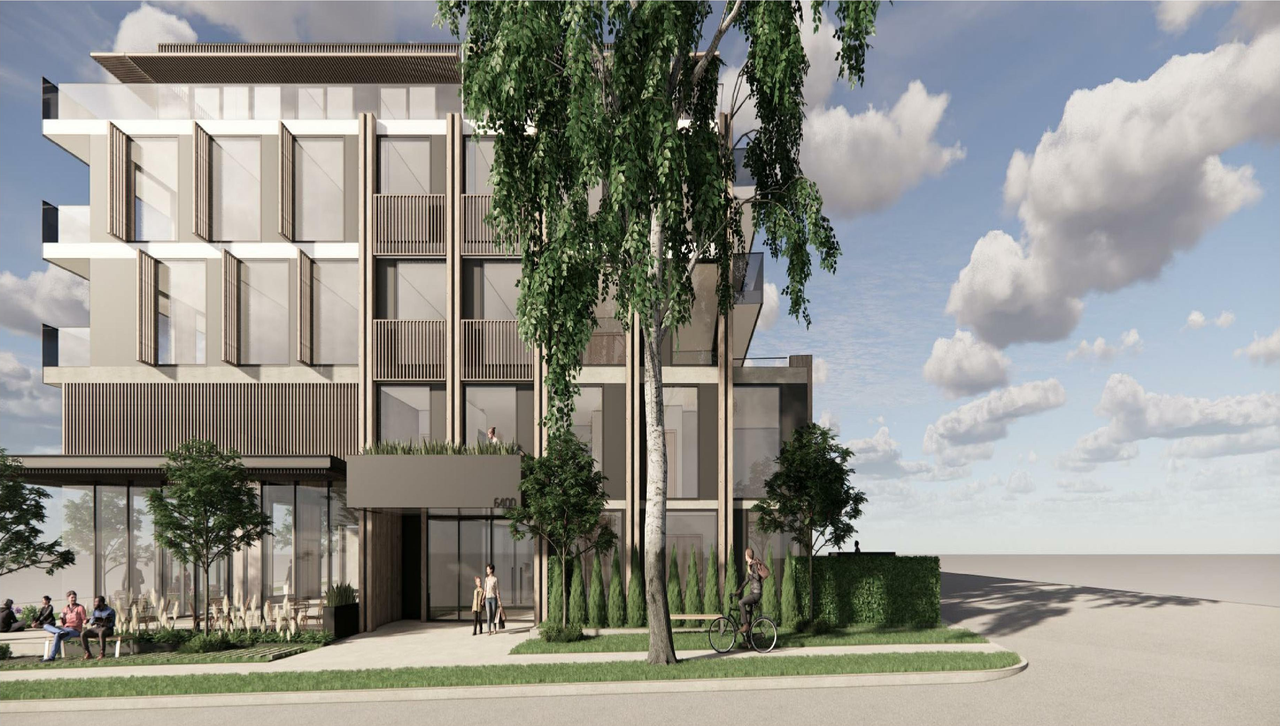 Rendering of building from page 26 of the file 'Application booklet'
