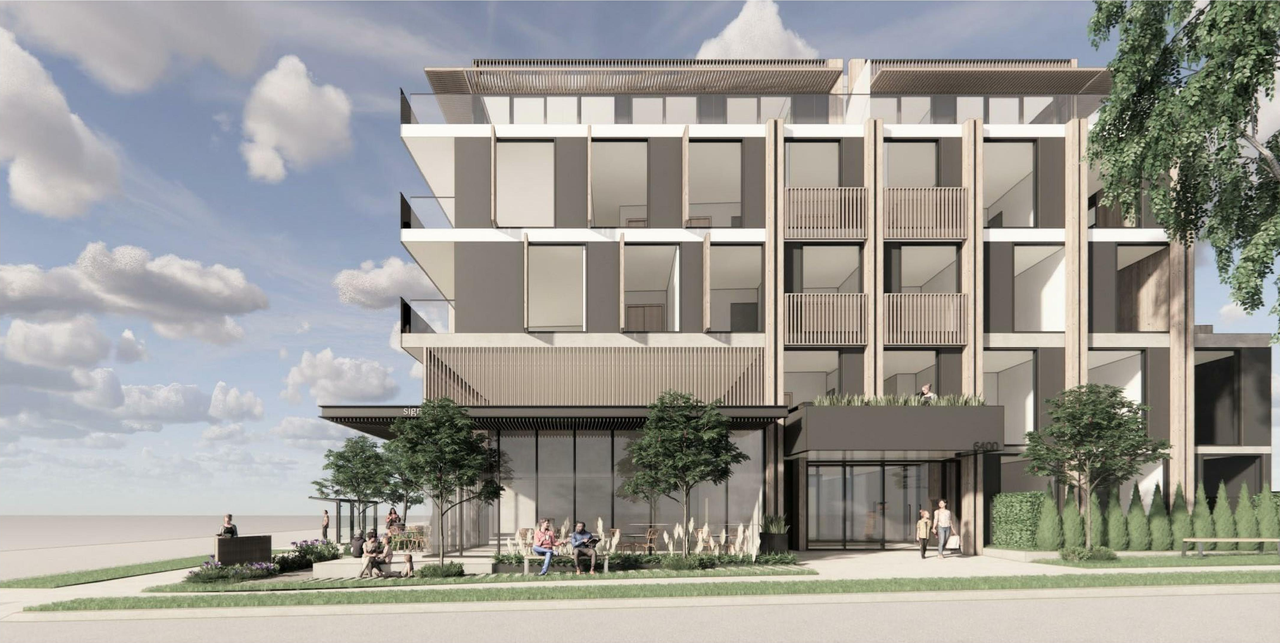 Rendering of building from page 26 of the file 'Application booklet'